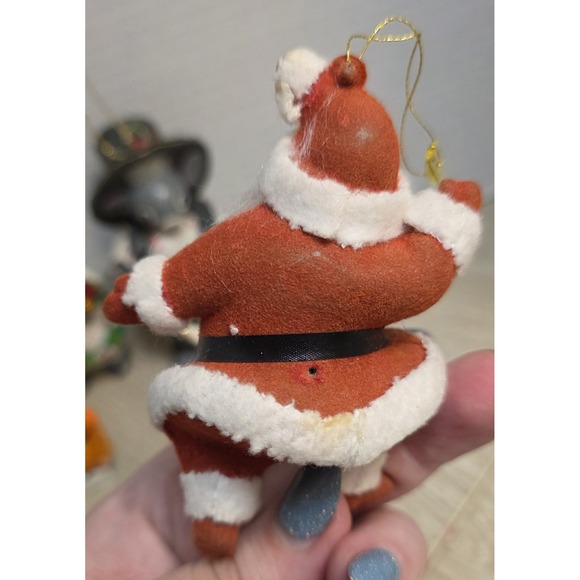 Vintage Wooden Christmas Ornaments Hand Painted Old Design Collectible Holiday - Picture 8 of 15